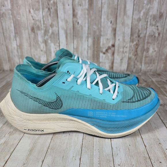 Nike Vaporfly‎ Running Shoes Cushion Lightweight Athletic Blue Mens 13 - Picture 1 of 8